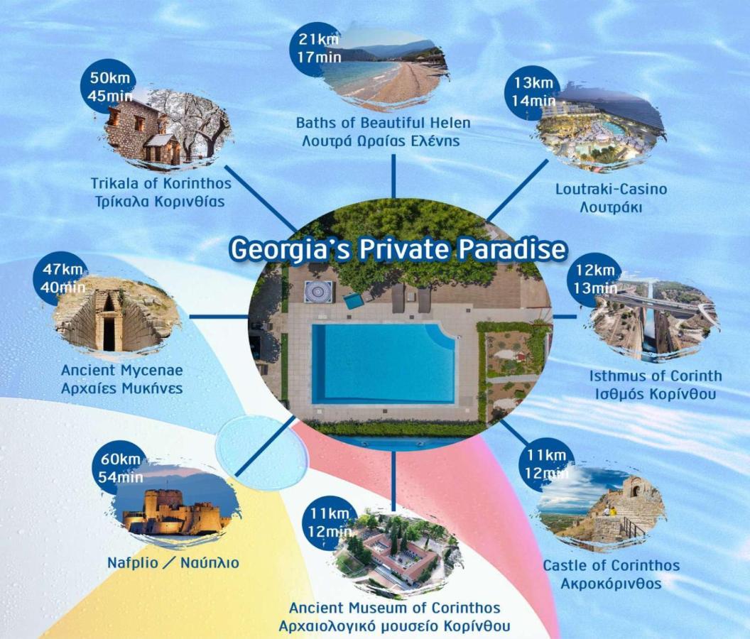 Thiseos Georgia'S Private Paradise Lechaio Exterior photo